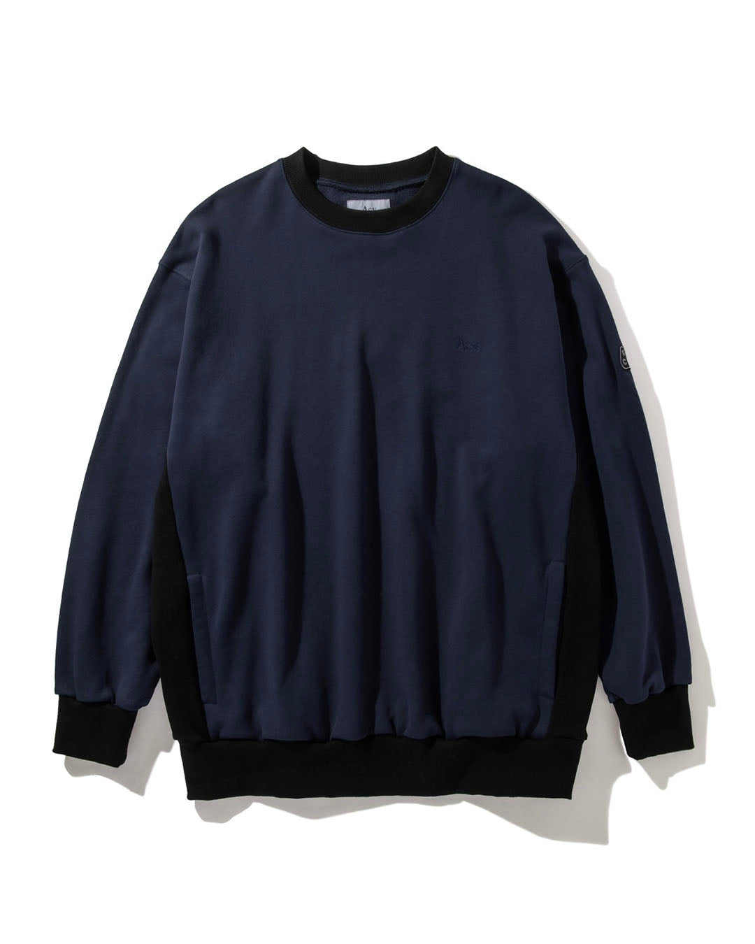 【ACY】PAN 3RD ANNIVERSARY EXCLUSIVE ACY CREW NECK SWEAT - NAVY×BLACK