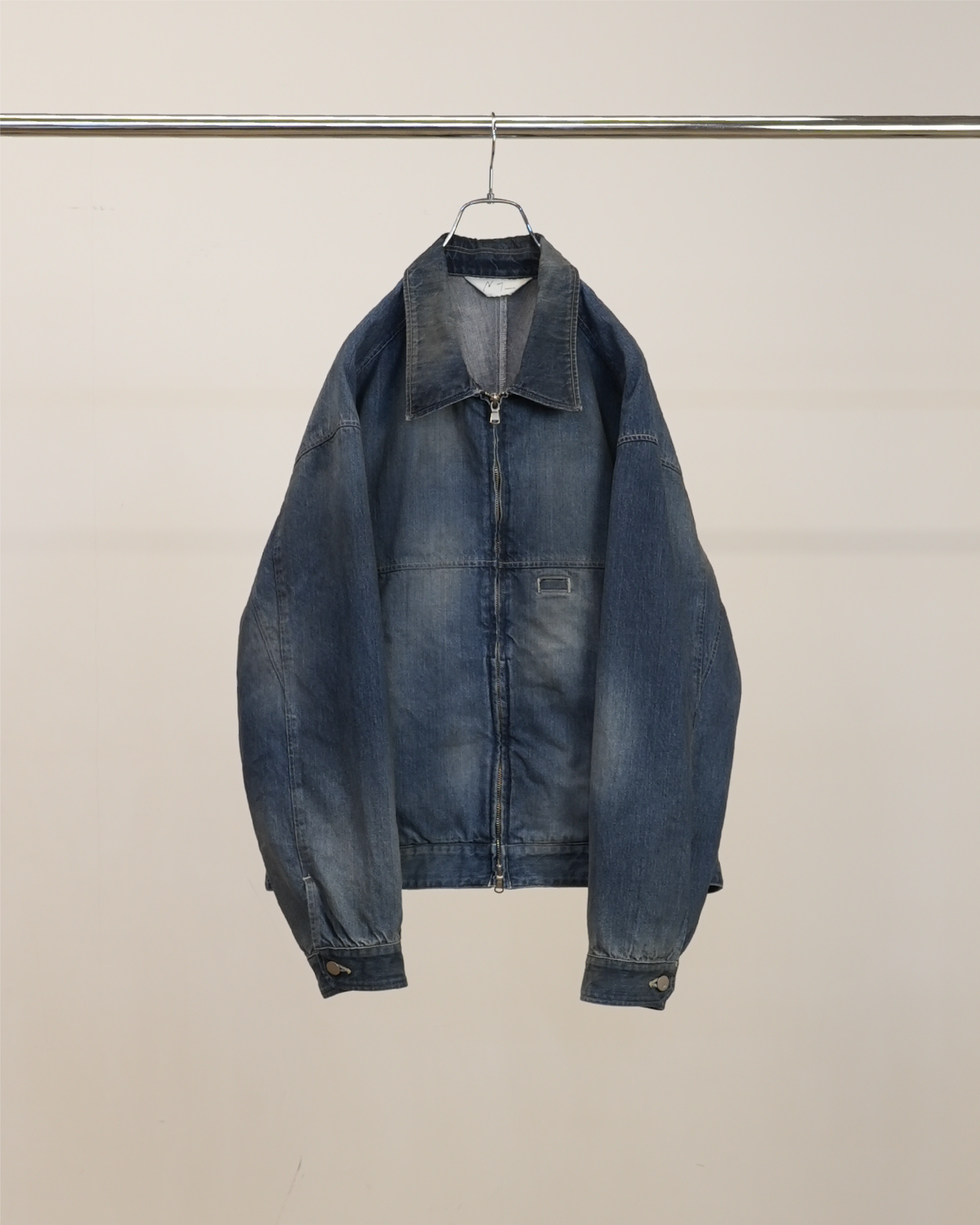 ANCELLM】DENIM ZIPUP JACKET - INDIGO