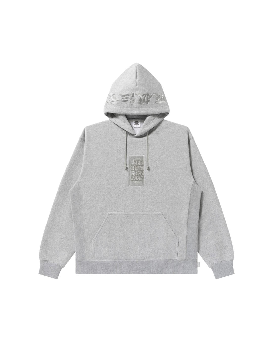 【BLACKEYEPATCH】HANDLE WITH CARE HOODIE - HEATHER GRAY