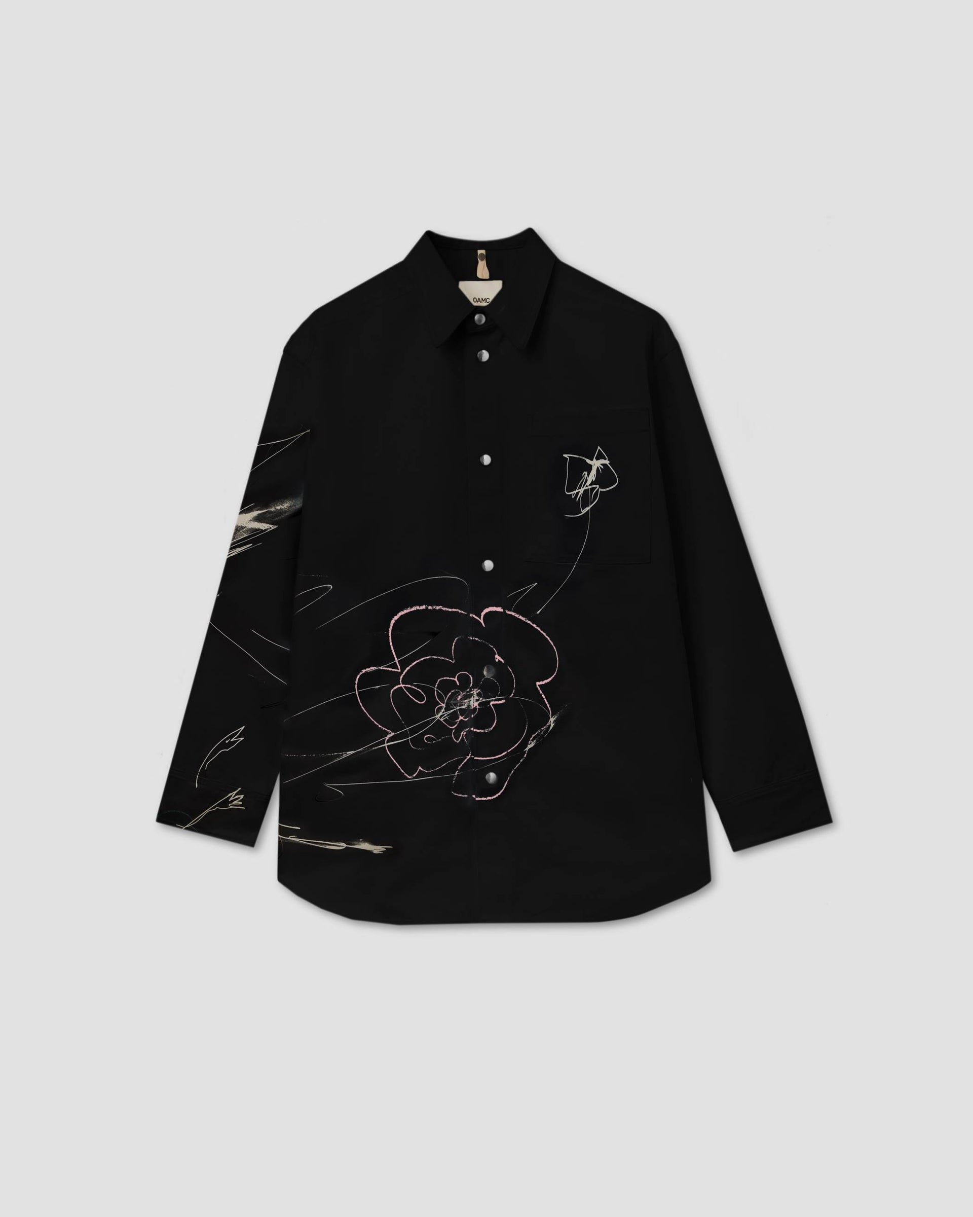 【OAMC】TOWER SHIRT/SCRIBBLE - BLACK