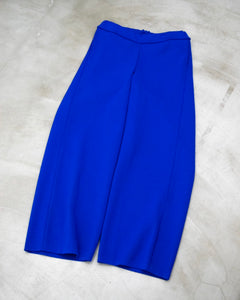 【WANNA FOUNDATION】SUMMER KNIT WIDE SILHOUETTE PANT - ROYAL