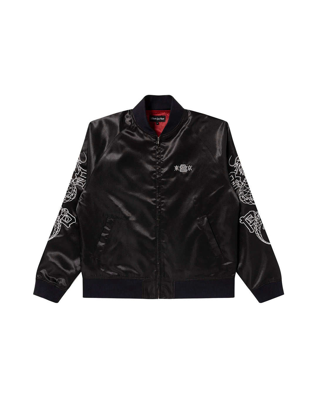 【BLACKEYEPATCH】EMBROIDERED TOKYO SOUVENIR JACKET - BLACK