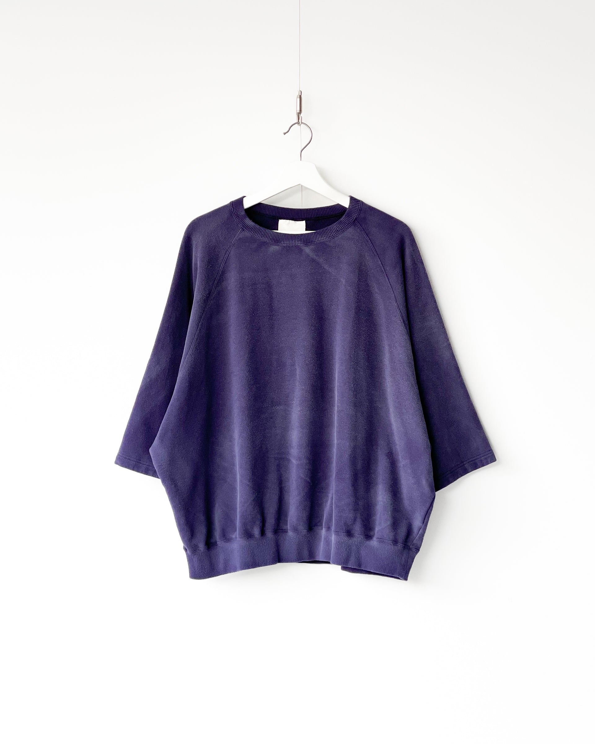 【REFOMED】10WASH S/S SWEATER PAN EXCLUSIVE - EX NAVY