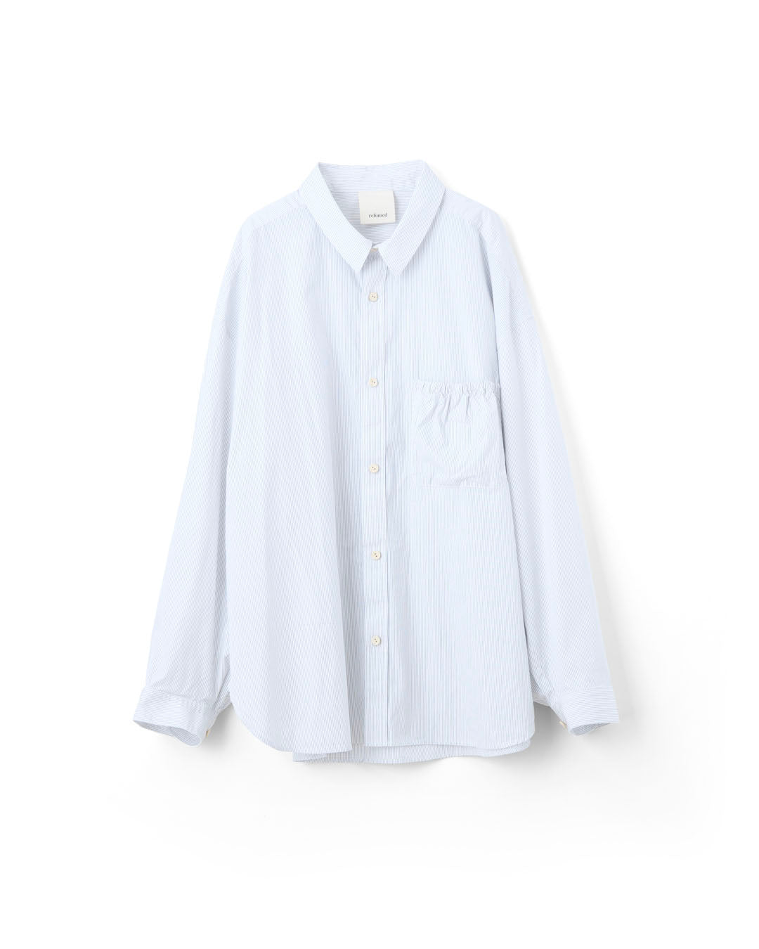 REFOMED】WRIST PATCH WIDE SHIRT