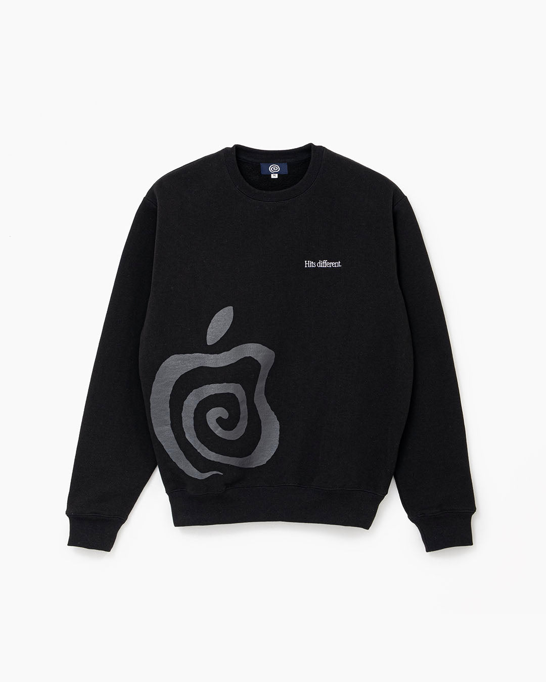 【SOL】APPLE SWEATSHIRTS - BLACK