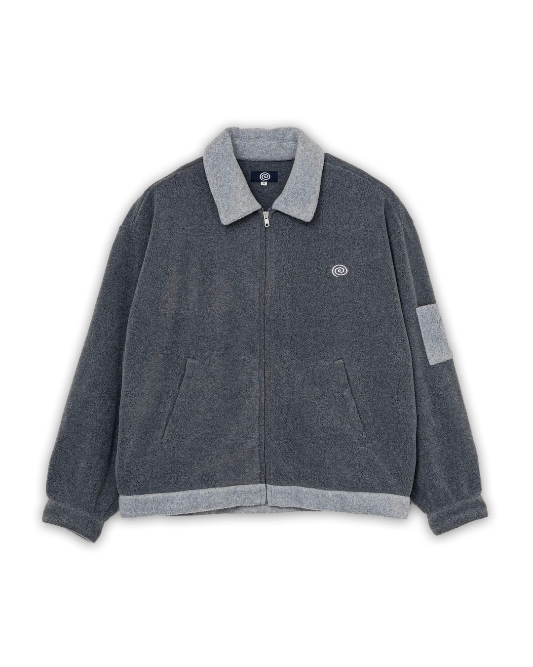 【SOL】FLEECE WORK JACKET - GRAY