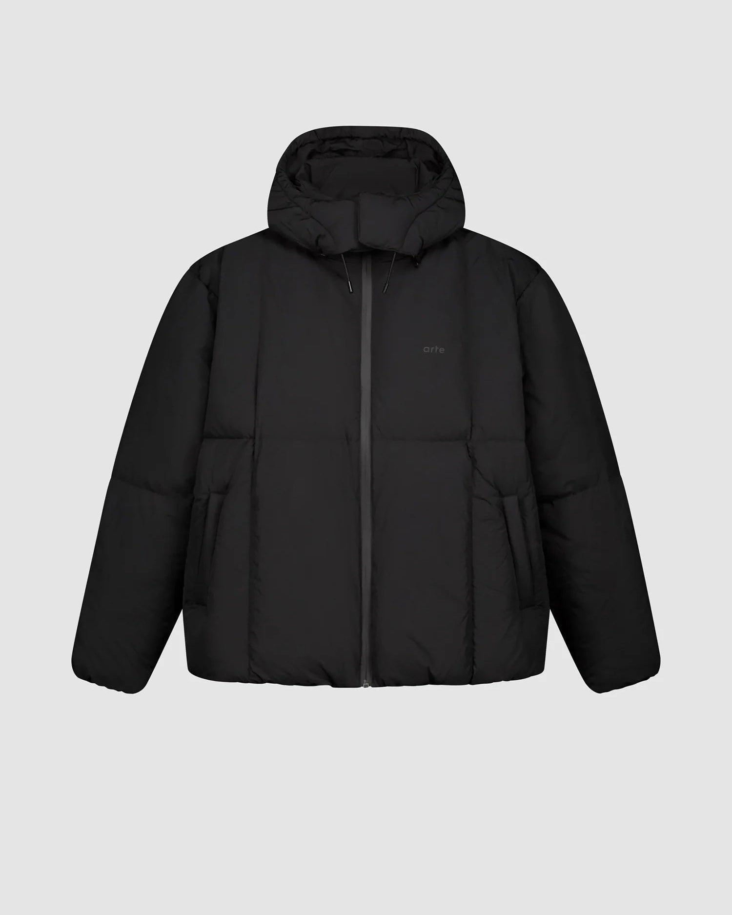 ARTE ANTWERP】SPECIAL CUTS PUFFER JACKET - BLACK