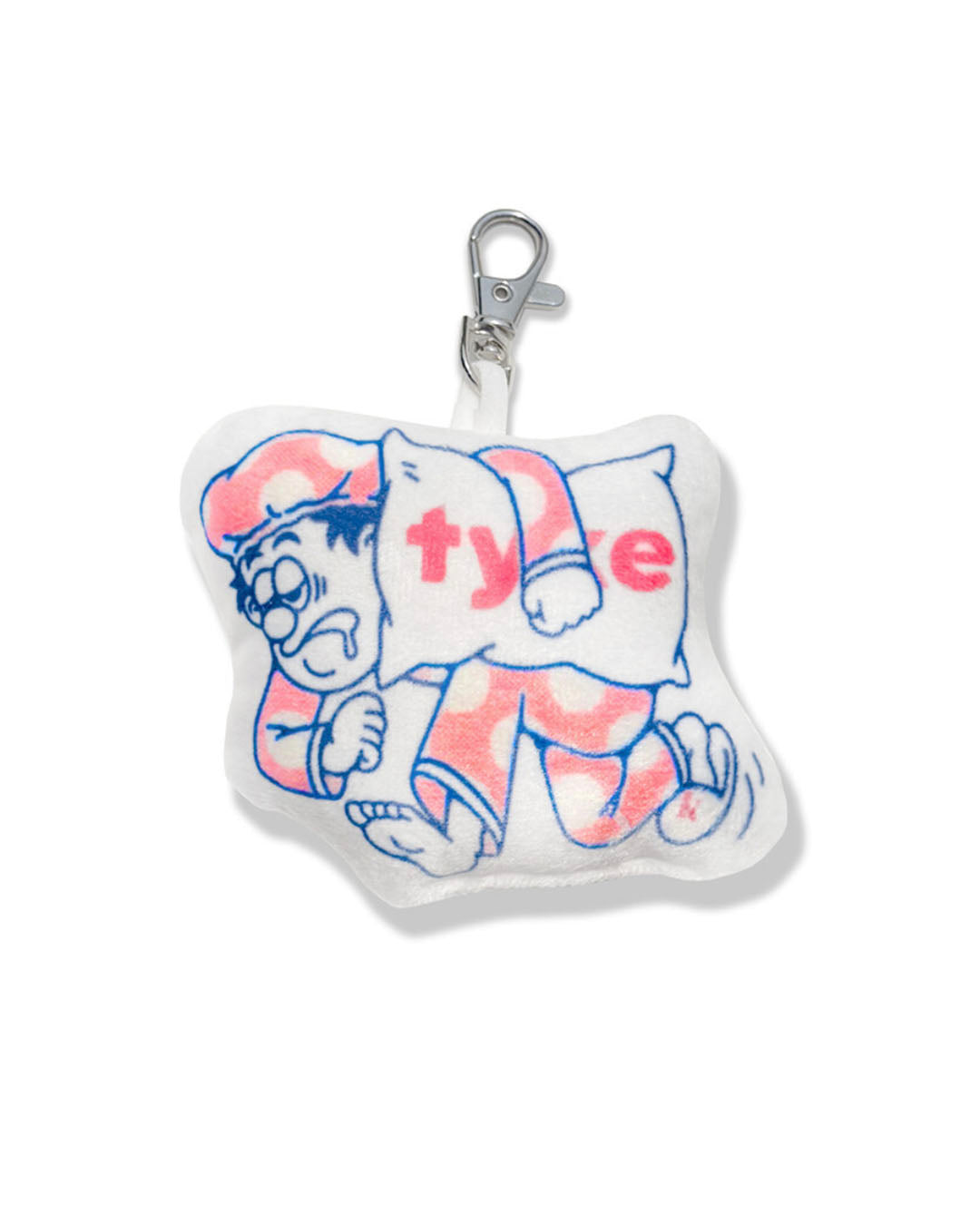 【KOMPAKT RECORD BAR】tyke×KRB KEYRING - WHITE