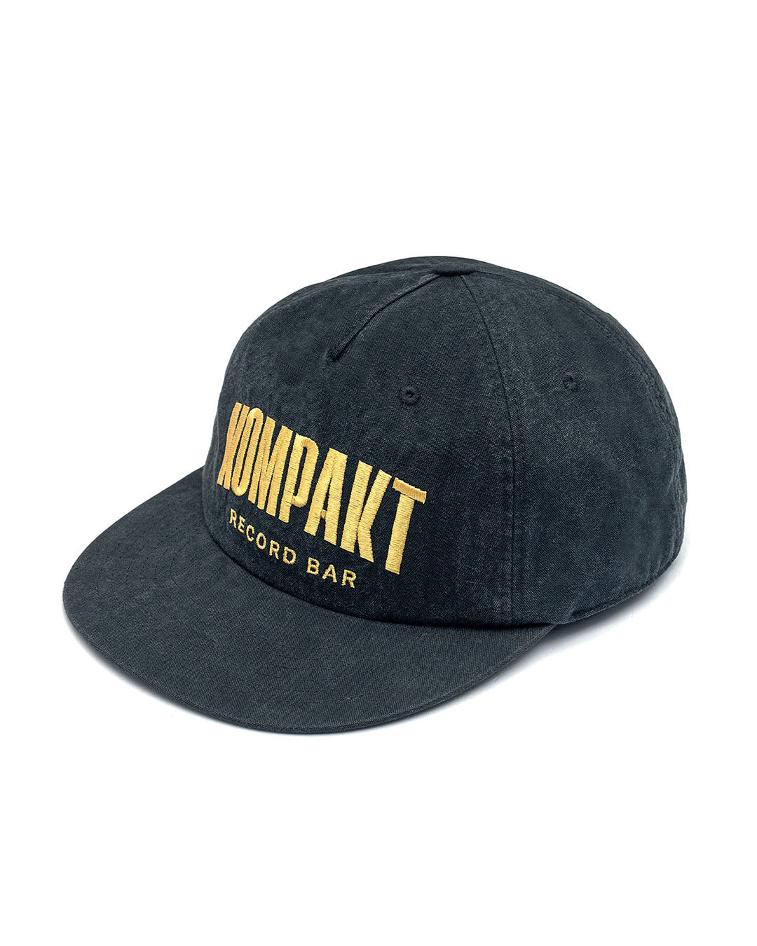 KOMPAKT RECORD BAR】ARCH KRB LOGO 5PANEL CAP - BLACK