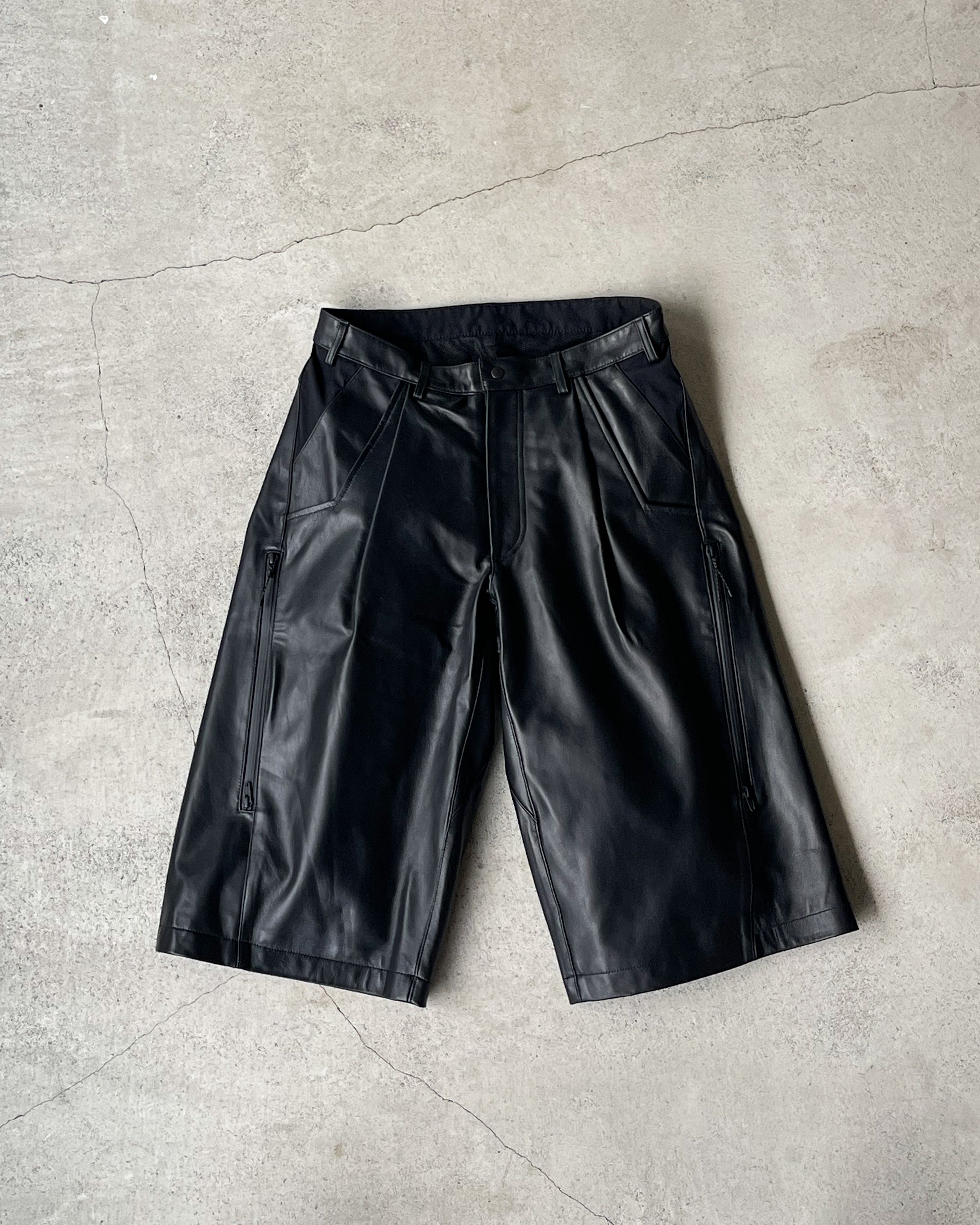 PATOR NOVA ブラックワイドパンツ PASTOR NOVA】TECH LEGACY WIDE SHORTS - BLACK
