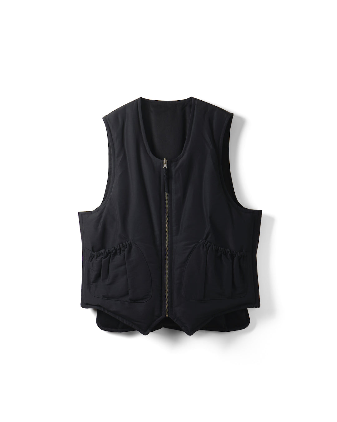 【REFOMED】SAND BAG DOWN VEST - BLACK
