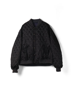 【REFOMED】REVERSIBLE STADIUM JAMPER - NAVY×BLACK