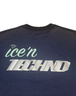 画像をギャラリービューアに読み込む, 【ICE&amp;TECHNO】ICEN TECHNO LOGO TEE -  NAVY
