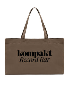【KOMPAKT RECORD BAR】KRB LOGO TOTE BAG - BROWN
