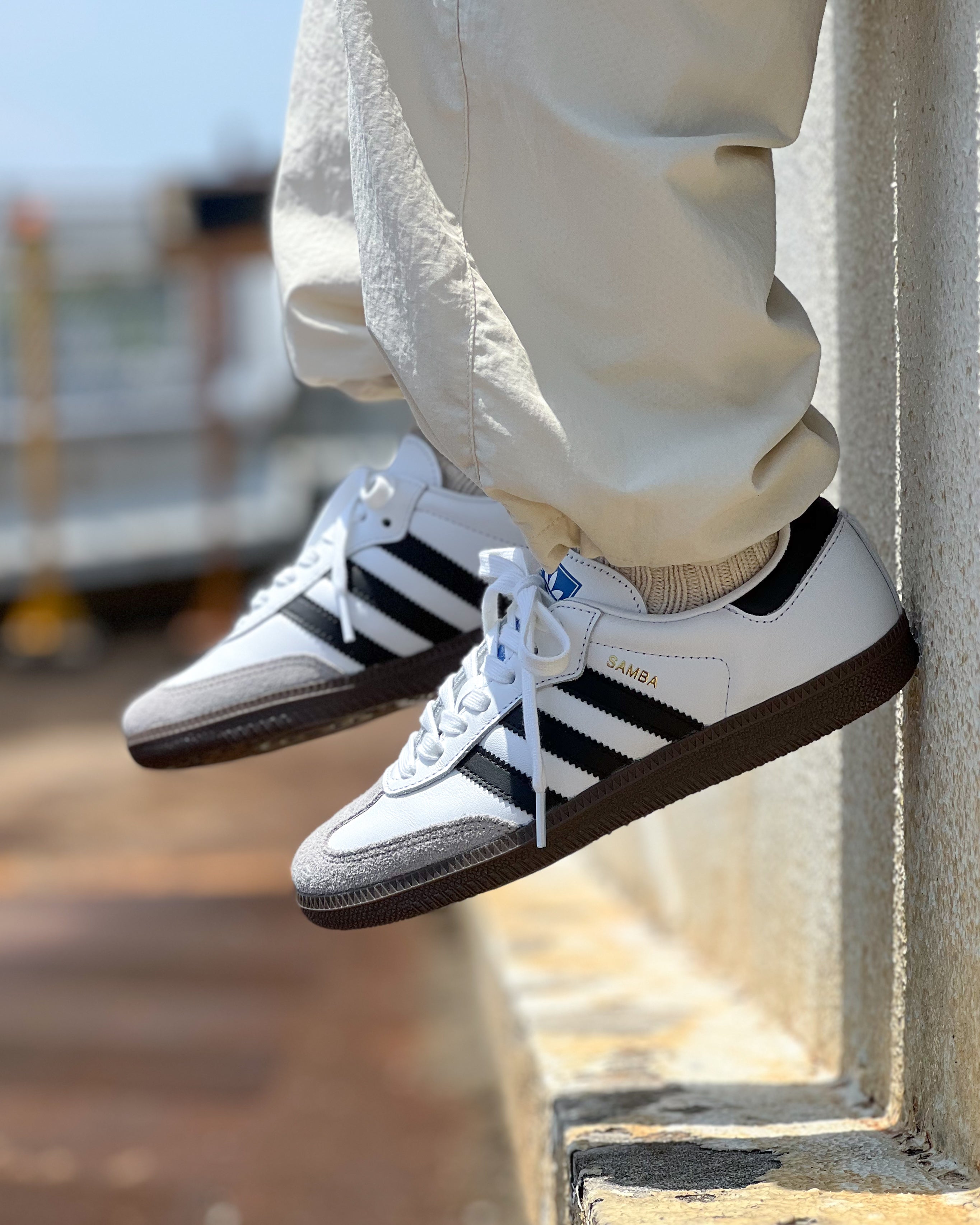 [ADIDAS] SAMBA OG - RUNNING WHITE × CORE BLACK