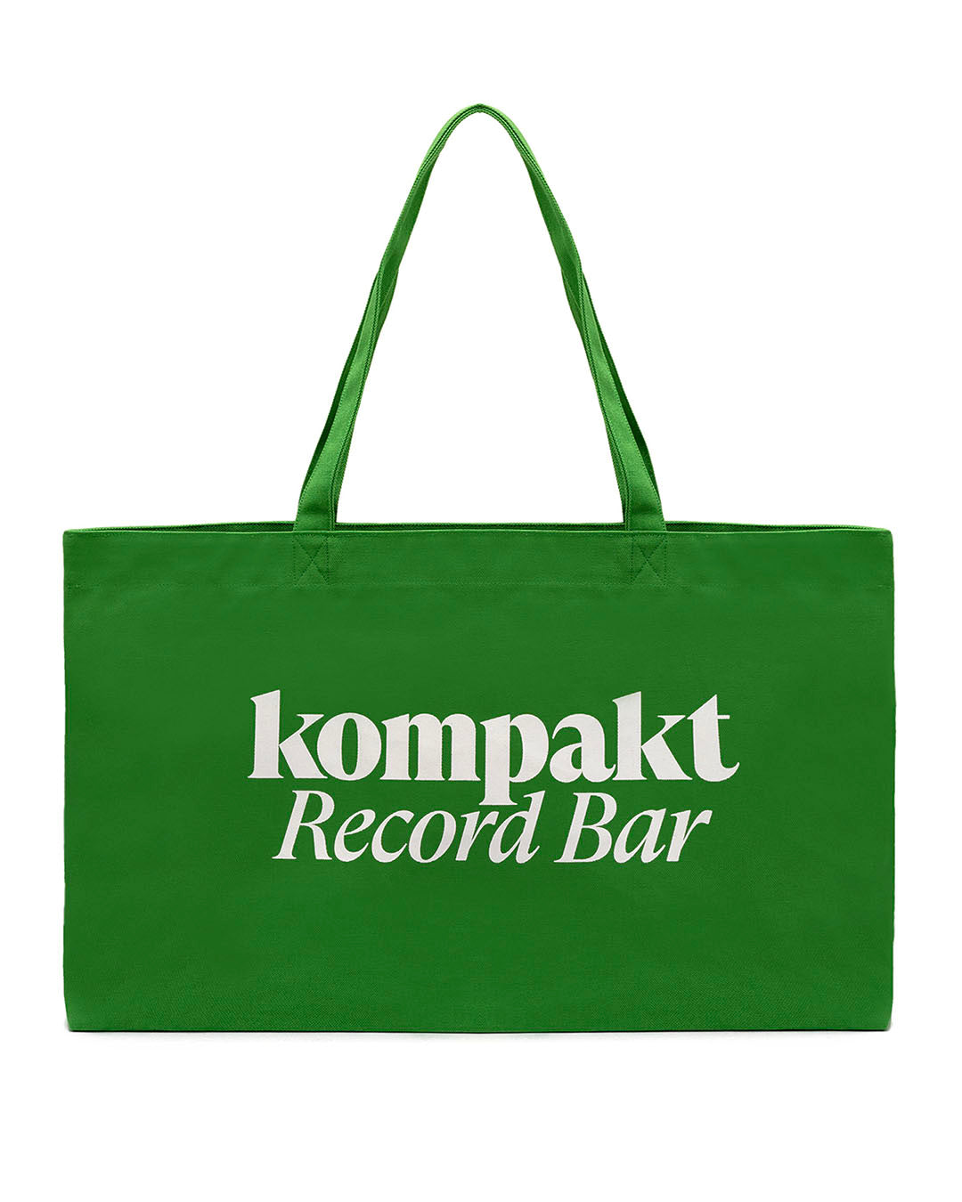 【KOMPAKT RECORD BAR】KRB LOGO TOTE BAG - GREEN