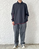 画像をギャラリービューアに読み込む, 【EVISEN SKATEBOARDS】THERMAL POLO SHIRT - BLACK
