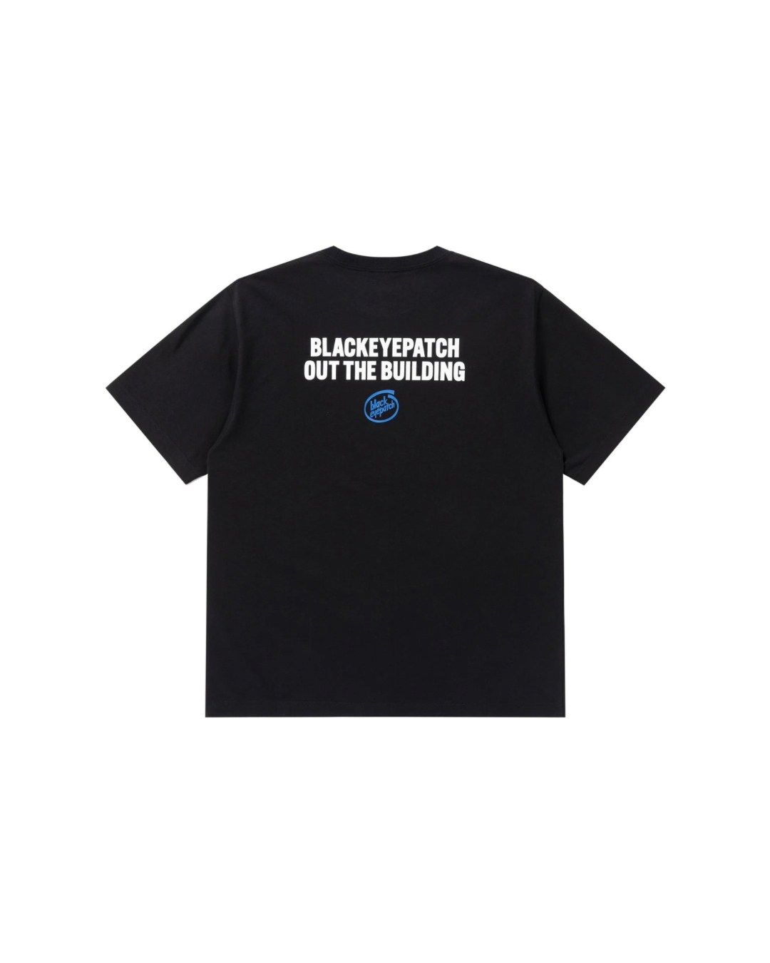 [BLACKEYEPATCH] OUT THE BUILDING TEE - BLACK