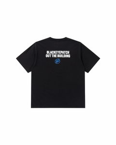 [BLACKEYEPATCH] OUT THE BUILDING TEE - BLACK