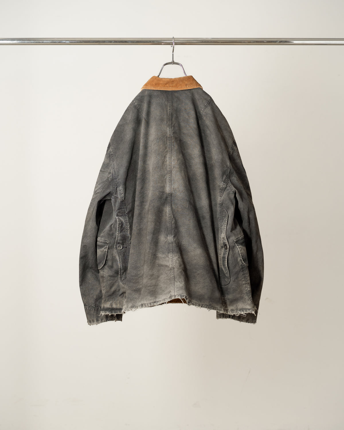 【ANCELLM】REVERSIBLE WORK JACKET - BLACK
