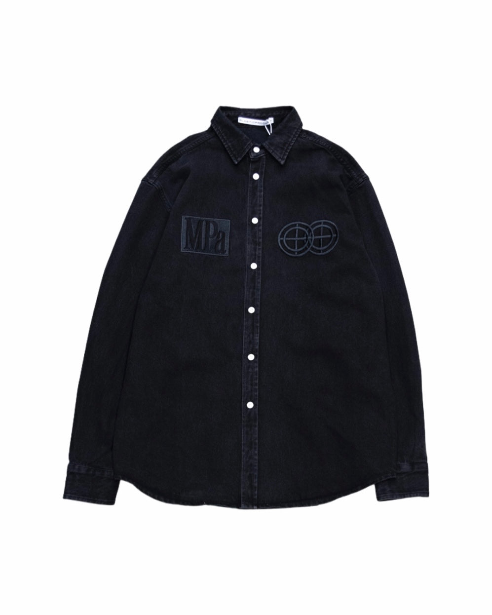 【PLASTICPRODUCT】MPA DENIM SHIRT - BLACK