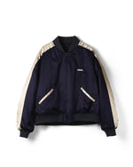 画像をギャラリービューアに読み込む, 【REFOMED】REVERSIBLE STADIUM JAMPER - NAVY×BLACK
