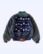 Load image into Gallery viewer, [CYDERHOUSE × AAAF] 2WAY WAPPEN MA-1 - NAVY/L
