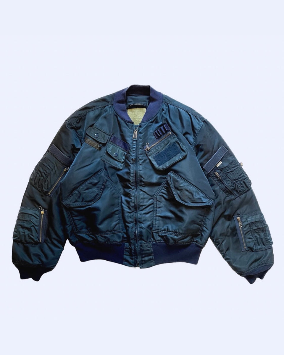 [CYDERHOUSE × AAAF] ARMY POCKET MA-1 - NAVY/XL – pan-kanazawa