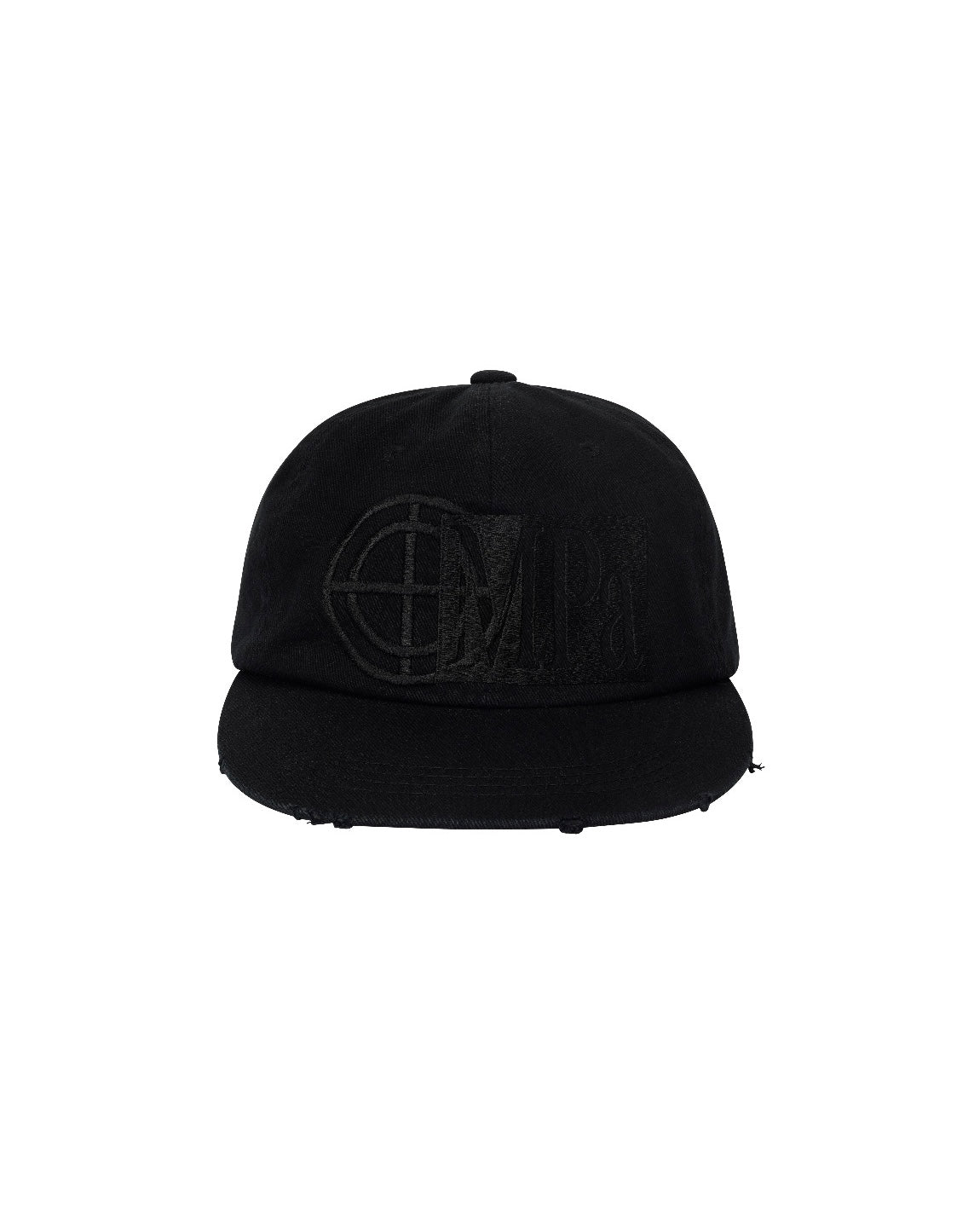 【PLASTICPRODUCT】MPA DAMAGED CAP - BLACK