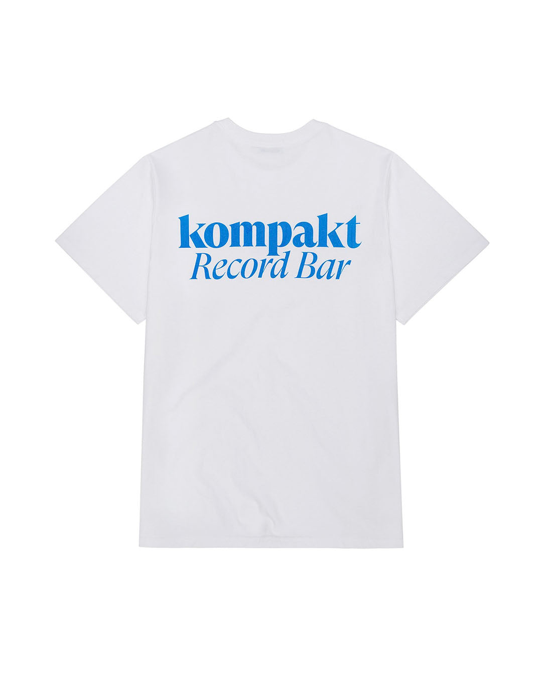 【KOMPACT RECOAD BAR】NEW SYMBOL T-SHIRT - WHITE/BLUE