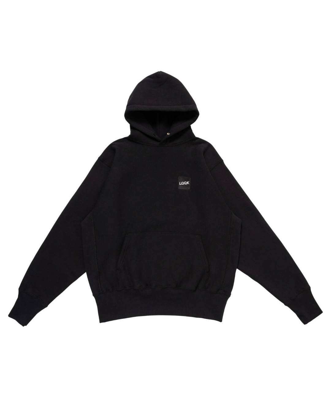 【LQQK STUDIO】SIGNATURE FLEECE HOODIE - BLACK