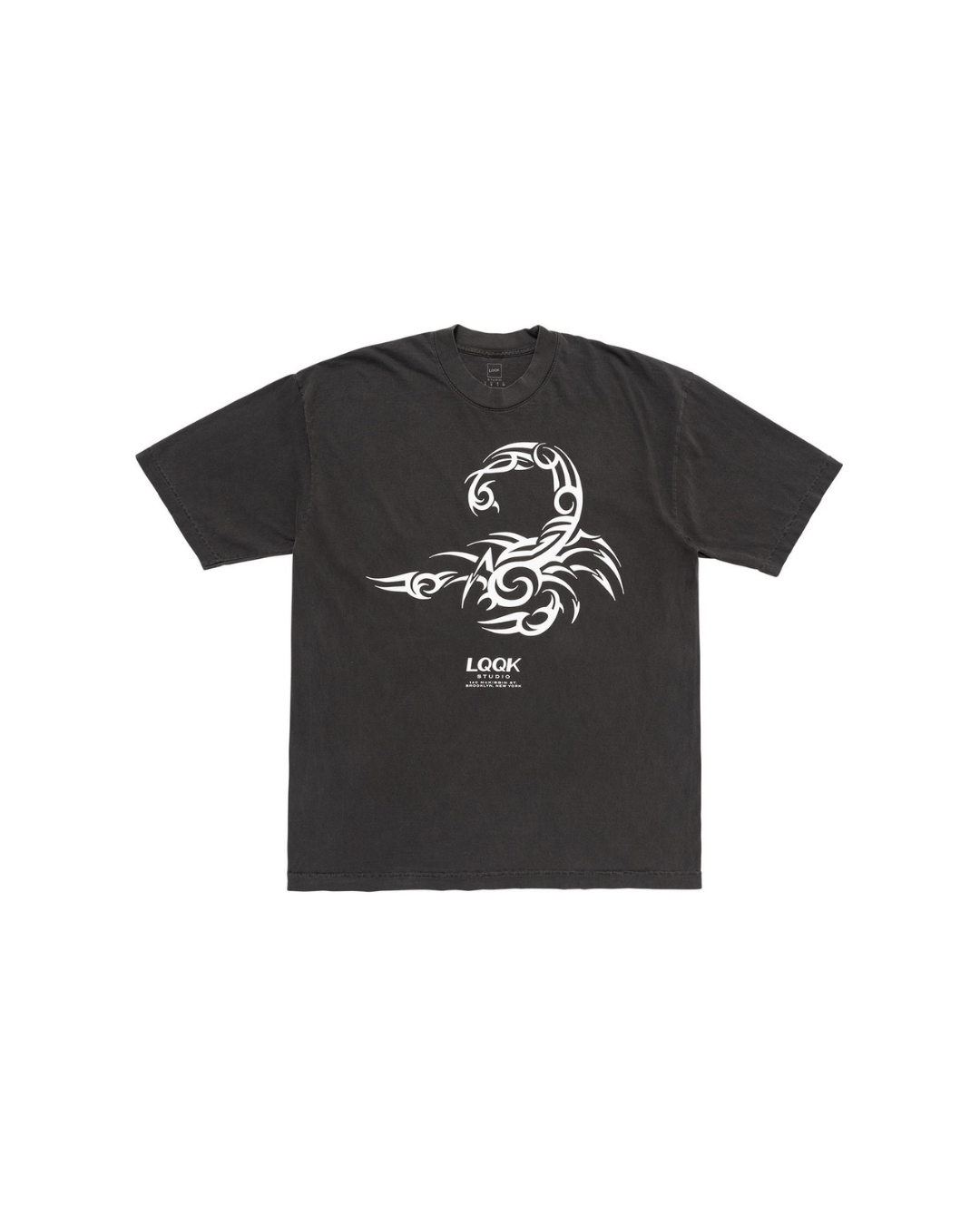 【LQQK STUDIO】SCORPION S/S TEE - WASHED BLACK