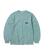 Load image into Gallery viewer, 【THISISNEVERTHAT】THAT POCKET L/S TEE - LIGHT TEAL
