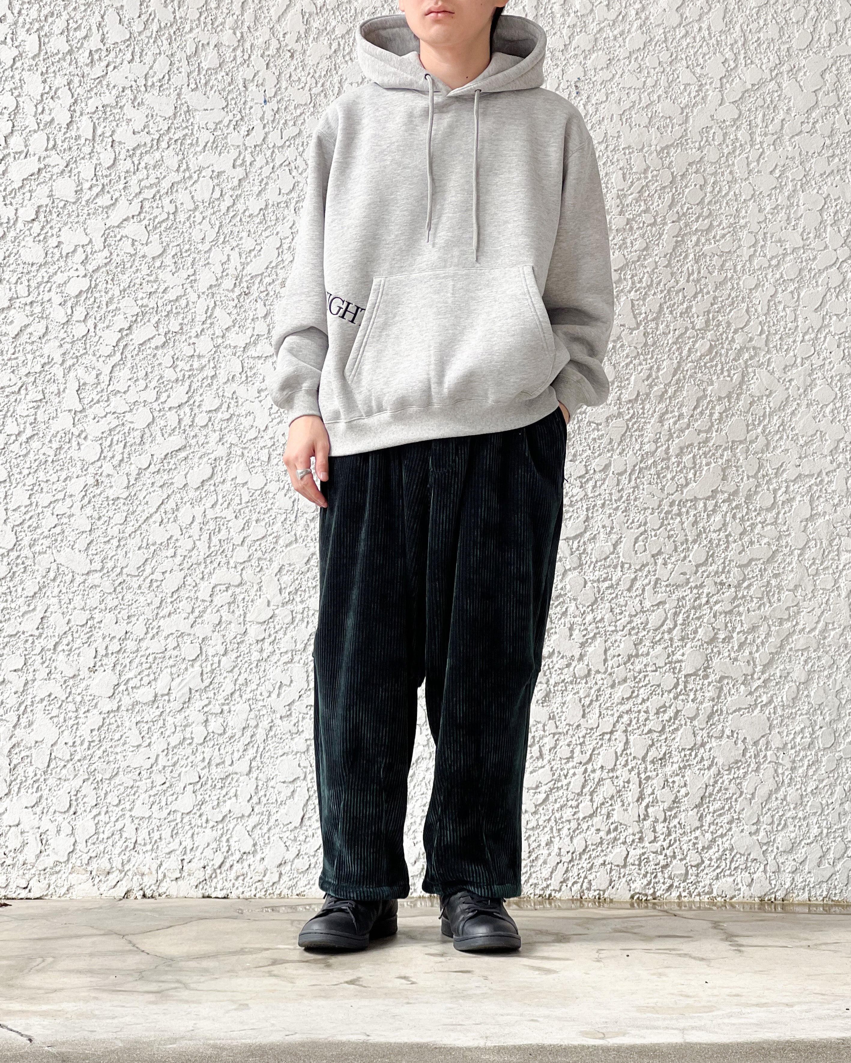 TIGHTBOOTH】STRAIGHT UP HOODIE - GRAY – pan-kanazawa