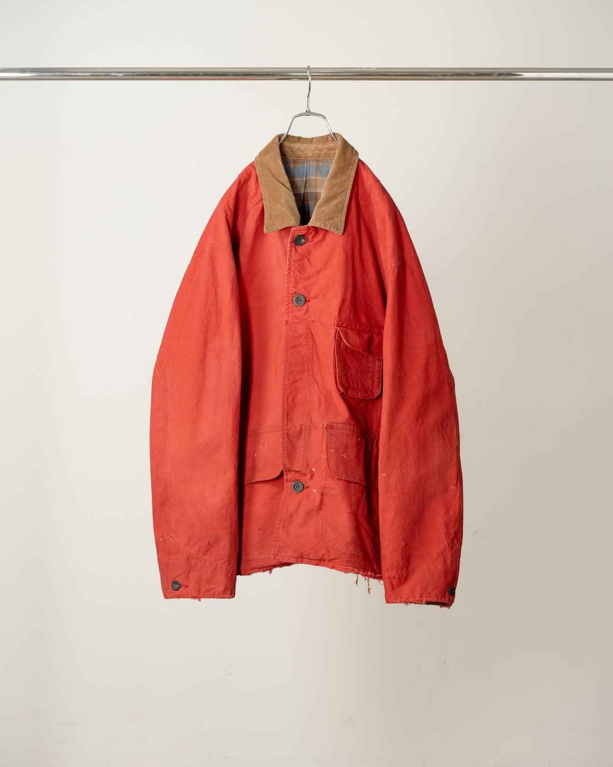 【ANCELLM】REVERSIBLE WORK JACKET - RED