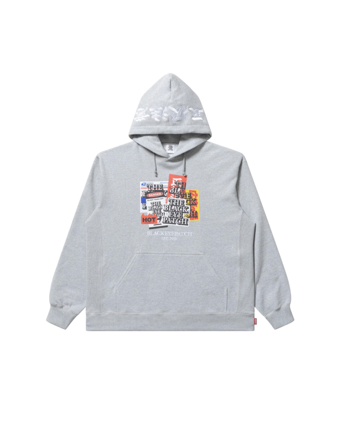 [BLACKEYEPATCH] LABEL PACK HWC HOODIE - GRAY