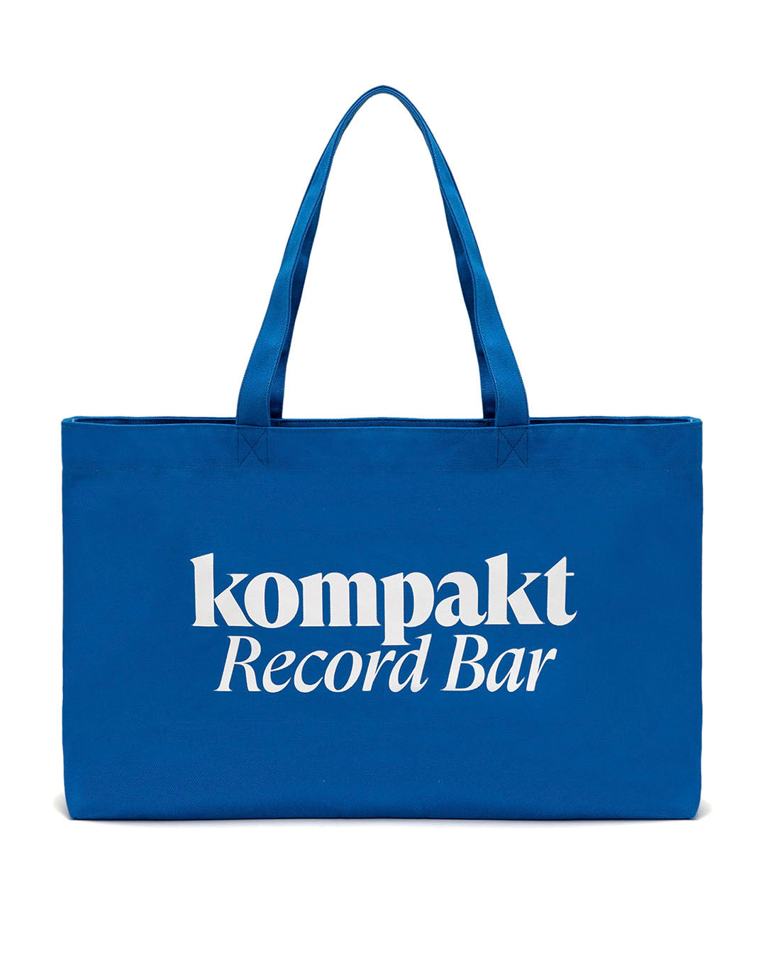 【KOMPAKT RECORD BAR】KRB LOGO TOTE BAG - BLUE