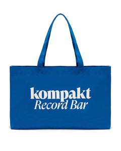 【KOMPAKT RECORD BAR】KRB LOGO TOTE BAG - BLUE