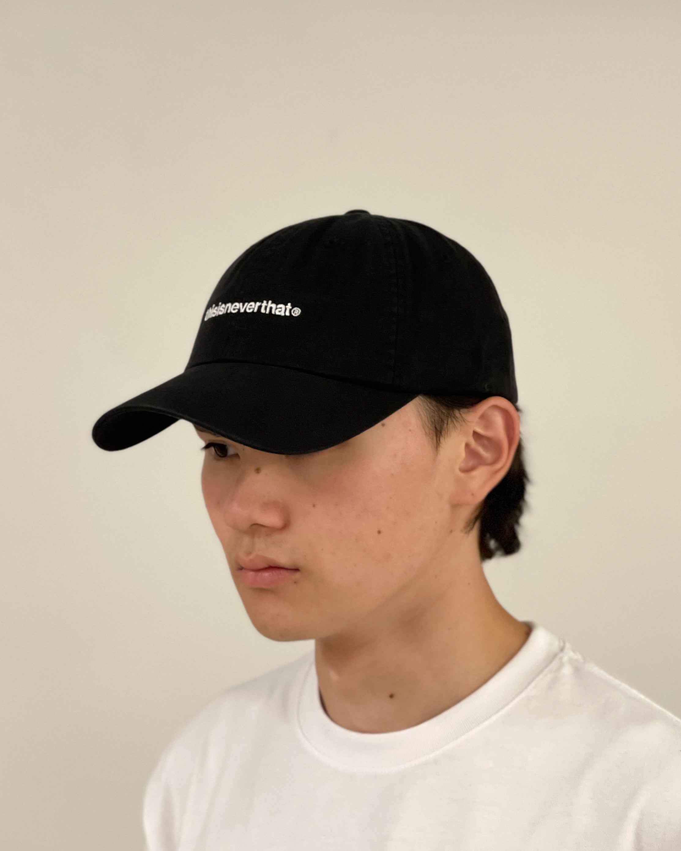 【THISISNEVERTHAT】T-LOGO CAP - BLACK
