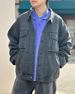 【EVISEN SKATEBOARDS】DENIM JACKET - BLACK