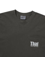 Load image into Gallery viewer, [THISISNEVERTHAT] THAT POCKET L/S TEE - CHARCOAL
