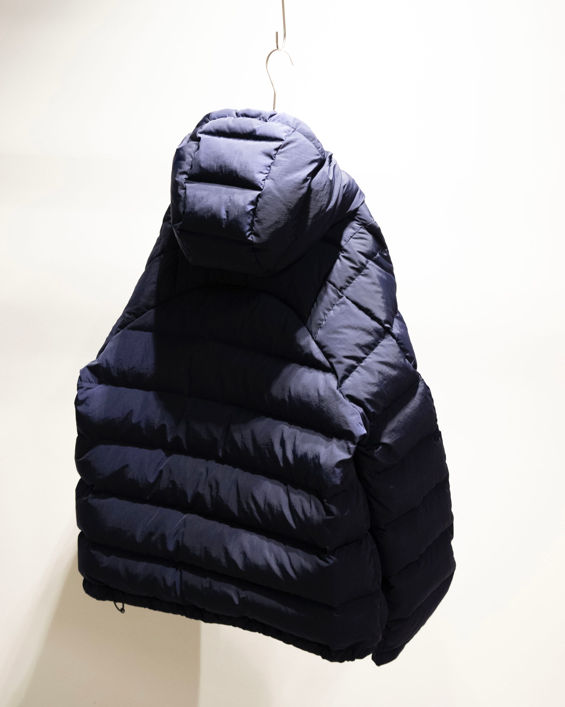 【WANNA FOUNDATION】NYLON ANORAK DOWN JACKET - NAVY
