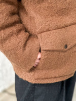 Load image into Gallery viewer, [blurhms] WOOL SHAGGY CRUISER JACKET - CAMELBROWN
