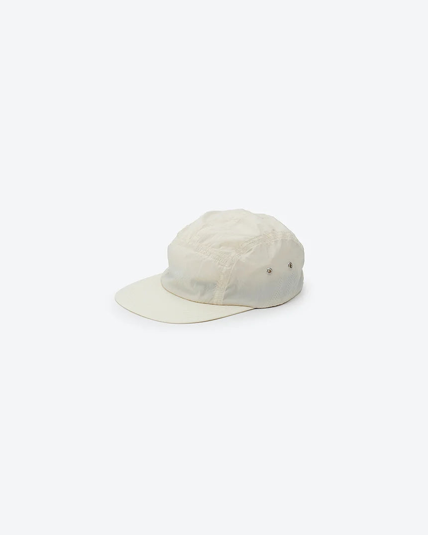 KIJIMA TAKAYUKI】RECYCLED NYLON JET CAP - IVORY – pan-kanazawa