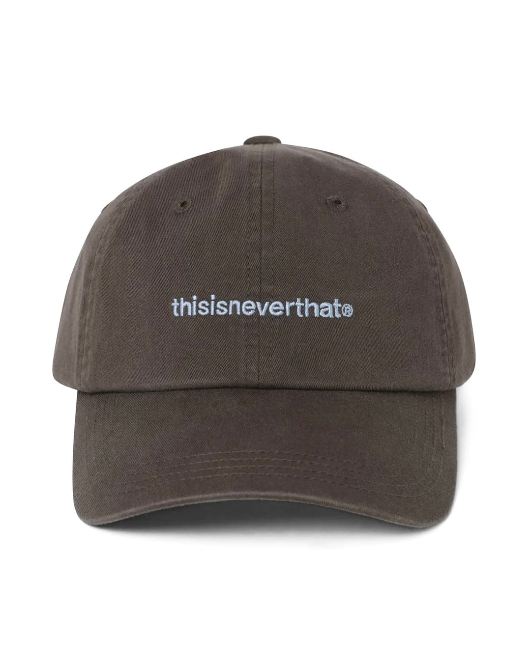 【THISISNEVERTHAT】T-LOGO CAP - DARK BROWN