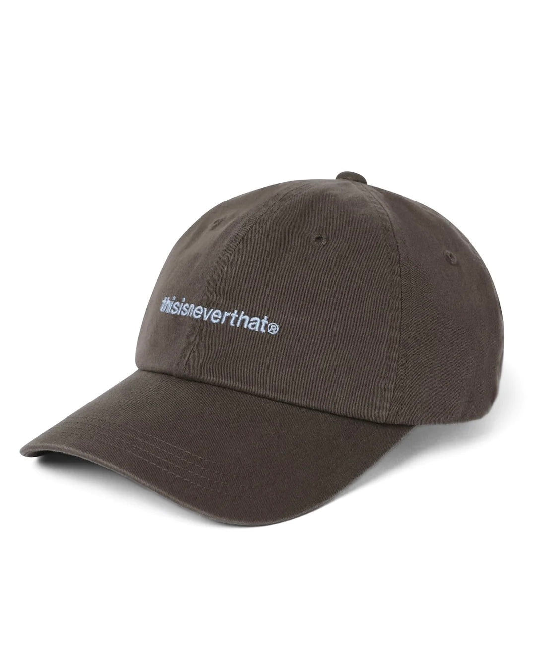 【THISISNEVERTHAT】T-LOGO CAP - DARK BROWN