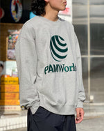 画像をギャラリービューアに読み込む, 【P.A.M.】P.A.M WORLD CREW NECK SWEAT - GREY MARLE
