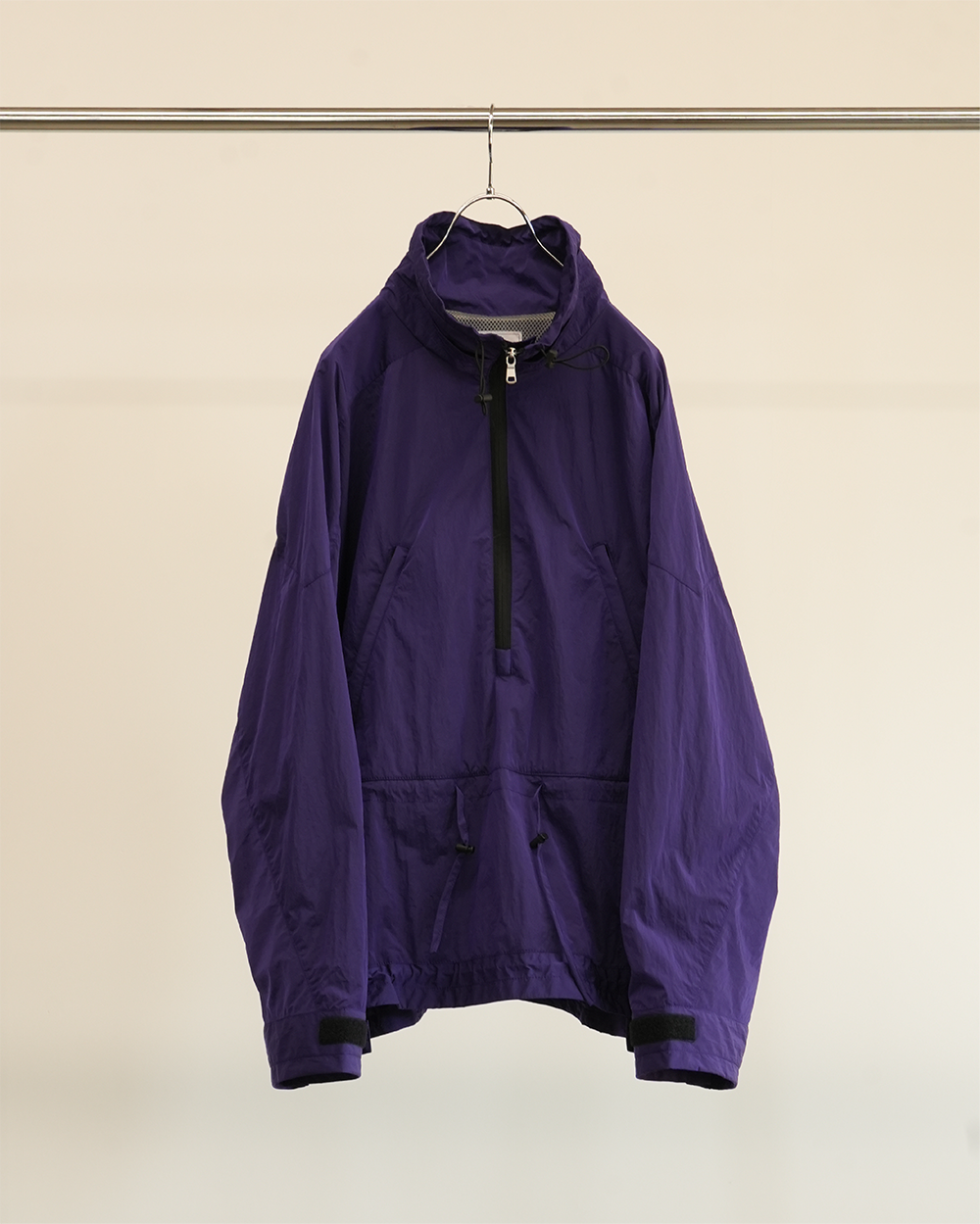 【ANCELLM】NYLON PULLOVER JACKET - PURPLE