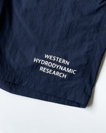 Load image into Gallery viewer, [WESTERN HYDRODYNAMIC RESEARCH] NYLON SHORTS - NAVY 
