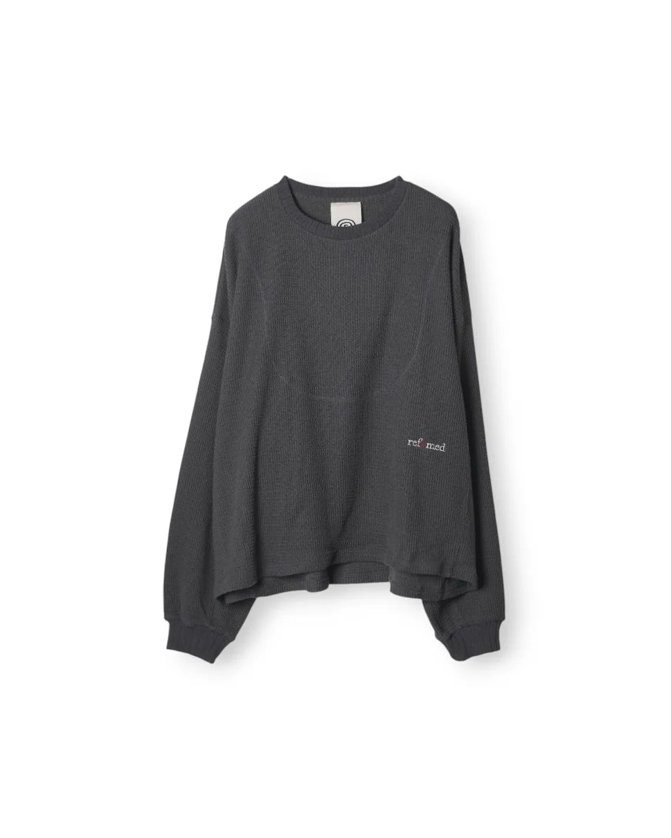 【SOL × REFOMED】"GuruGuru" AZEAMI THERMAL - CHARCOAL
